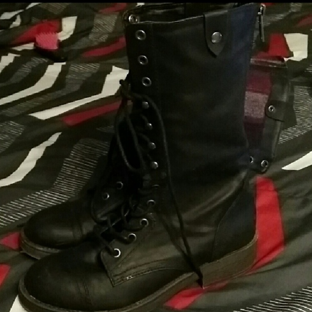Steve Madden combat boots